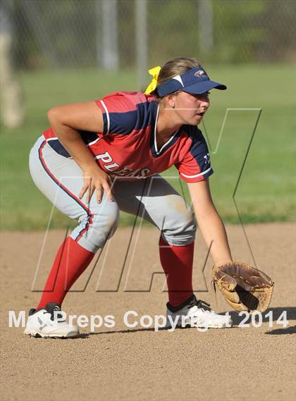 Thumbnail 3 in Pleasant Grove vs. Vacaville (CIF SJS Final - Game 1) photogallery.