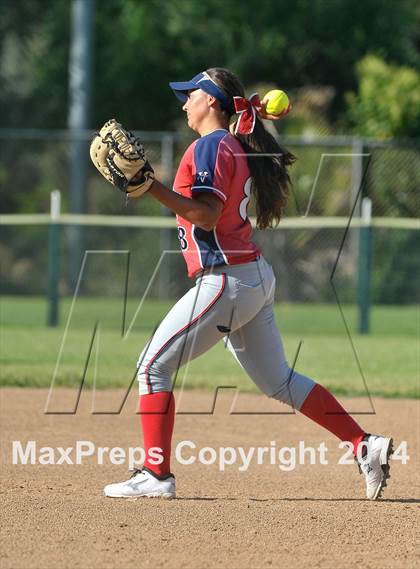 Thumbnail 2 in Pleasant Grove vs. Vacaville (CIF SJS Final - Game 1) photogallery.