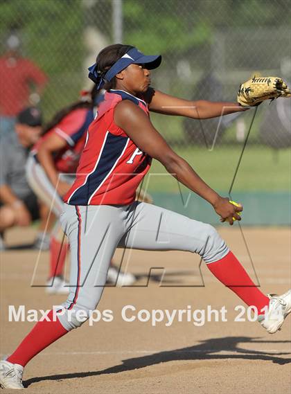 Thumbnail 1 in Pleasant Grove vs. Vacaville (CIF SJS Final - Game 1) photogallery.