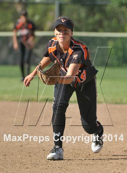 Thumbnail 1 in Pleasant Grove vs. Vacaville (CIF SJS Final - Game 1) photogallery.