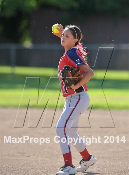 Thumbnail 1 in Pleasant Grove vs. Vacaville (CIF SJS Final - Game 1) photogallery.