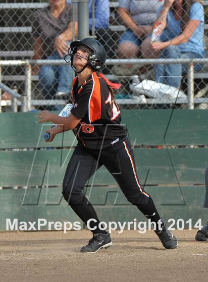 Thumbnail 2 in Pleasant Grove vs. Vacaville (CIF SJS Final - Game 1) photogallery.