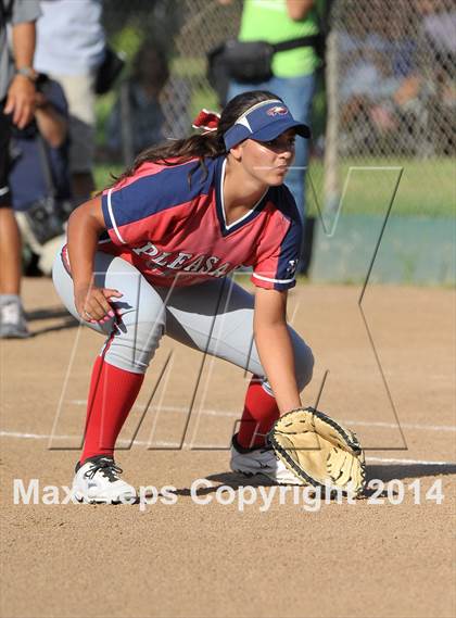 Thumbnail 1 in Pleasant Grove vs. Vacaville (CIF SJS Final - Game 1) photogallery.