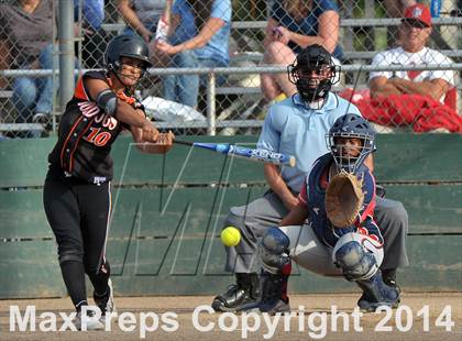 Thumbnail 2 in Pleasant Grove vs. Vacaville (CIF SJS Final - Game 1) photogallery.