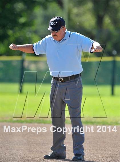 Thumbnail 1 in Pleasant Grove vs. Vacaville (CIF SJS Final - Game 1) photogallery.