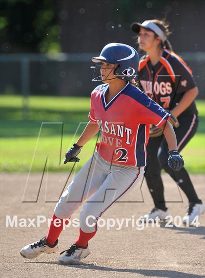 Thumbnail 2 in Pleasant Grove vs. Vacaville (CIF SJS Final - Game 1) photogallery.