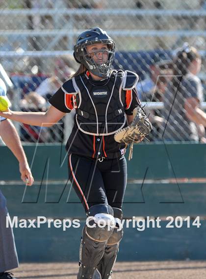 Thumbnail 1 in Pleasant Grove vs. Vacaville (CIF SJS Final - Game 1) photogallery.