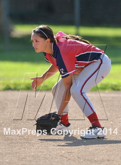 Thumbnail 2 in Pleasant Grove vs. Vacaville (CIF SJS Final - Game 1) photogallery.