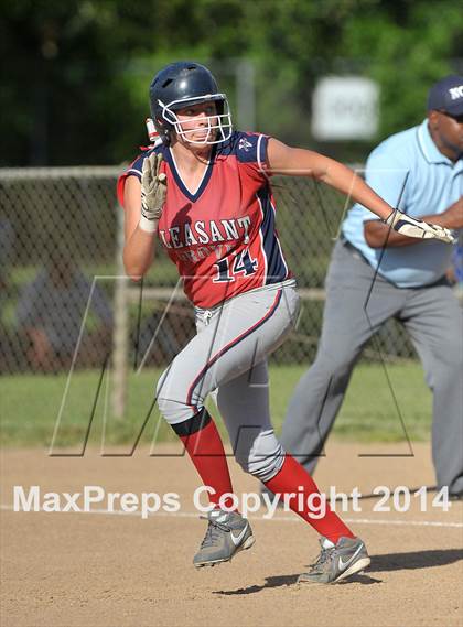 Thumbnail 1 in Pleasant Grove vs. Vacaville (CIF SJS Final - Game 1) photogallery.