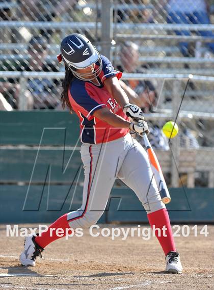 Thumbnail 2 in Pleasant Grove vs. Vacaville (CIF SJS Final - Game 1) photogallery.