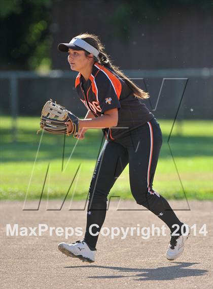 Thumbnail 1 in Pleasant Grove vs. Vacaville (CIF SJS Final - Game 1) photogallery.