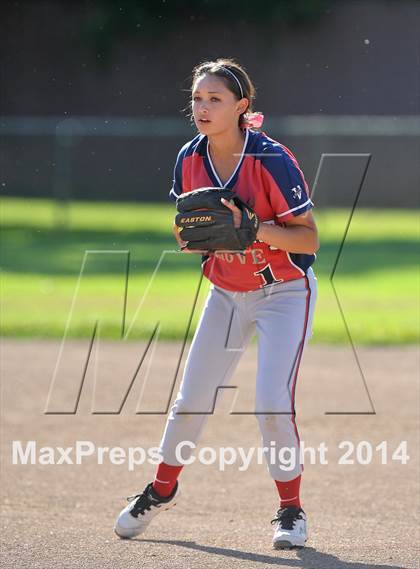 Thumbnail 3 in Pleasant Grove vs. Vacaville (CIF SJS Final - Game 1) photogallery.