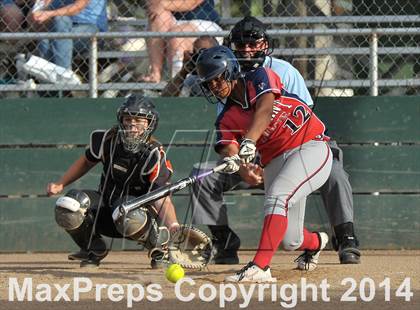 Thumbnail 2 in Pleasant Grove vs. Vacaville (CIF SJS Final - Game 1) photogallery.