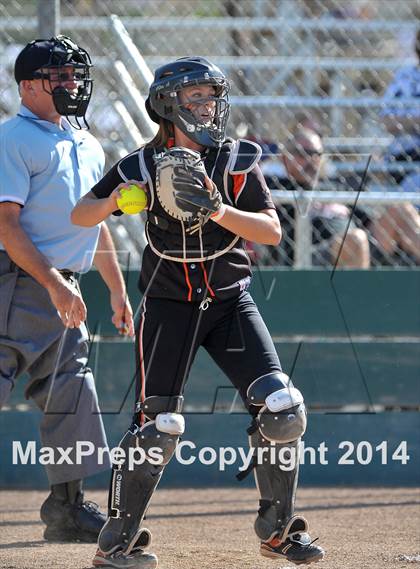 Thumbnail 1 in Pleasant Grove vs. Vacaville (CIF SJS Final - Game 1) photogallery.