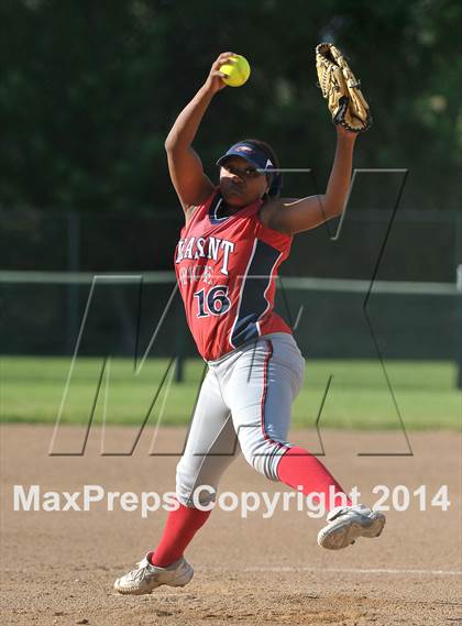 Thumbnail 3 in Pleasant Grove vs. Vacaville (CIF SJS Final - Game 1) photogallery.