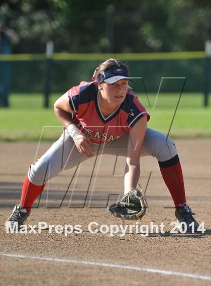 Thumbnail 3 in Pleasant Grove vs. Vacaville (CIF SJS Final - Game 1) photogallery.