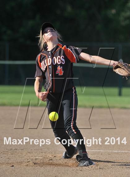 Thumbnail 3 in Pleasant Grove vs. Vacaville (CIF SJS Final - Game 1) photogallery.