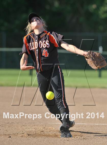 Thumbnail 1 in Pleasant Grove vs. Vacaville (CIF SJS Final - Game 1) photogallery.