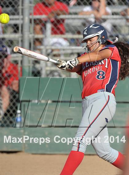 Thumbnail 2 in Pleasant Grove vs. Vacaville (CIF SJS Final - Game 1) photogallery.