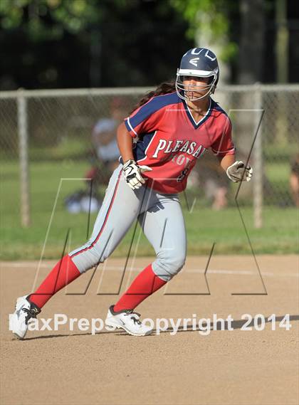 Thumbnail 1 in Pleasant Grove vs. Vacaville (CIF SJS Final - Game 1) photogallery.