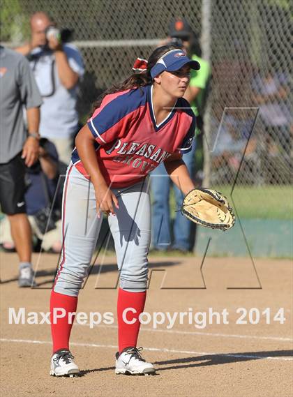 Thumbnail 3 in Pleasant Grove vs. Vacaville (CIF SJS Final - Game 1) photogallery.