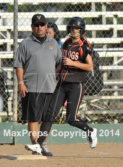 Thumbnail 2 in Pleasant Grove vs. Vacaville (CIF SJS Final - Game 1) photogallery.