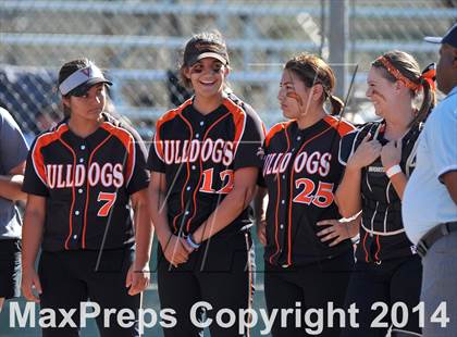Thumbnail 2 in Pleasant Grove vs. Vacaville (CIF SJS Final - Game 1) photogallery.