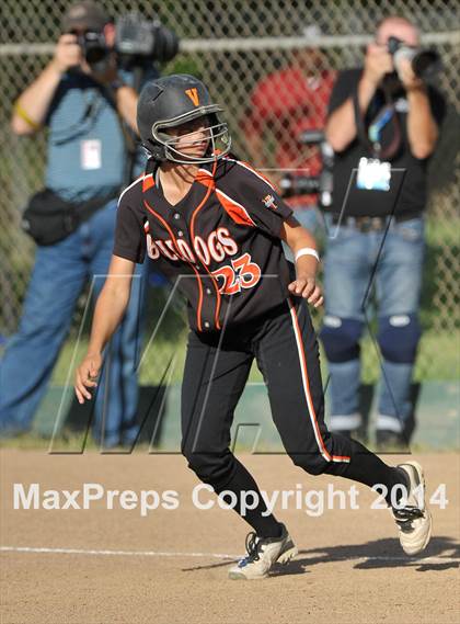 Thumbnail 1 in Pleasant Grove vs. Vacaville (CIF SJS Final - Game 1) photogallery.