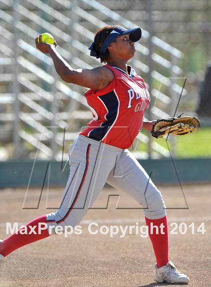 Thumbnail 3 in Pleasant Grove vs. Vacaville (CIF SJS Final - Game 1) photogallery.