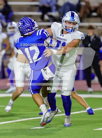 Thumbnail 3 in Lampasas @ Lake View (UIL 4A D1 Football Bi-District) photogallery.