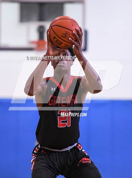 Thumbnail 1 in Orangewood Christian vs. Gateway (Cancer Awareness Classic) photogallery.