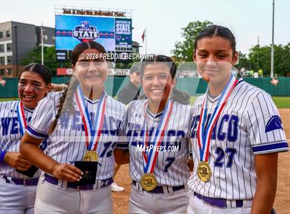 Thumbnail 1 in Weslaco vs. Midway (UIL 6A Softball Final) photogallery.