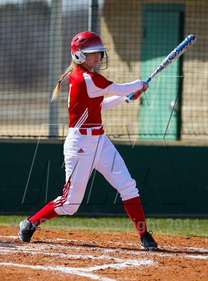 Thumbnail 2 in Centennial vs S & S Consolidated (LCS/Argyle Softball Tournament) photogallery.