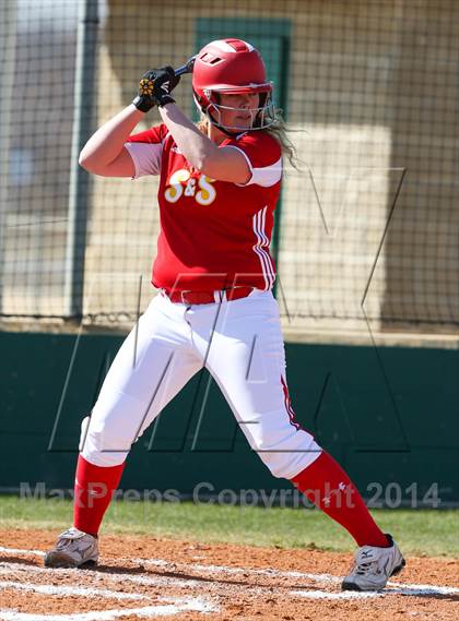 Thumbnail 3 in Centennial vs S & S Consolidated (LCS/Argyle Softball Tournament) photogallery.