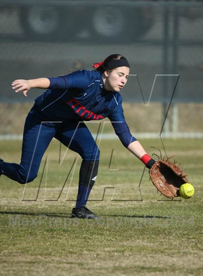 Thumbnail 2 in Centennial vs S & S Consolidated (LCS/Argyle Softball Tournament) photogallery.