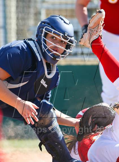 Thumbnail 2 in Centennial vs S & S Consolidated (LCS/Argyle Softball Tournament) photogallery.