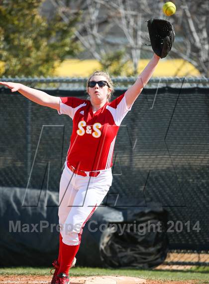 Thumbnail 1 in Centennial vs S & S Consolidated (LCS/Argyle Softball Tournament) photogallery.