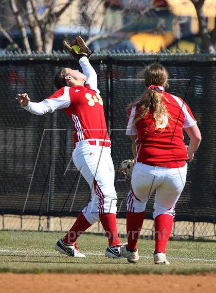 Thumbnail 2 in Centennial vs S & S Consolidated (LCS/Argyle Softball Tournament) photogallery.