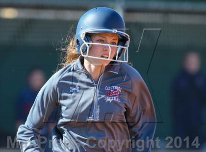 Thumbnail 3 in Centennial vs S & S Consolidated (LCS/Argyle Softball Tournament) photogallery.