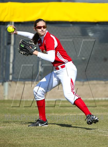 Thumbnail 2 in Centennial vs S & S Consolidated (LCS/Argyle Softball Tournament) photogallery.