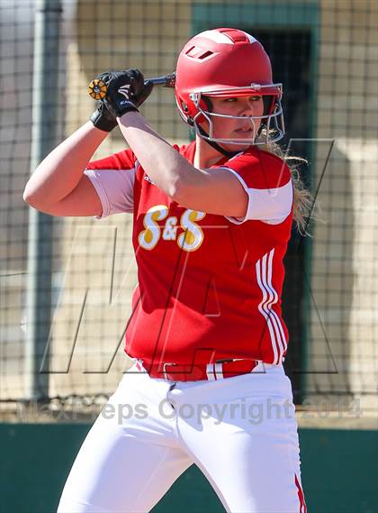 Thumbnail 1 in Centennial vs S & S Consolidated (LCS/Argyle Softball Tournament) photogallery.