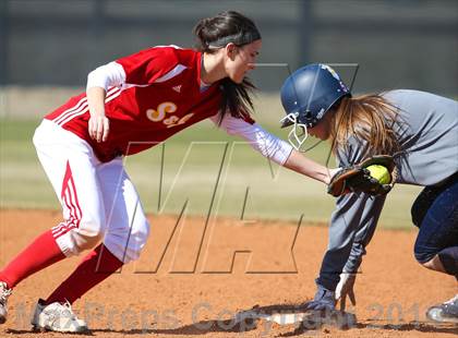 Thumbnail 1 in Centennial vs S & S Consolidated (LCS/Argyle Softball Tournament) photogallery.