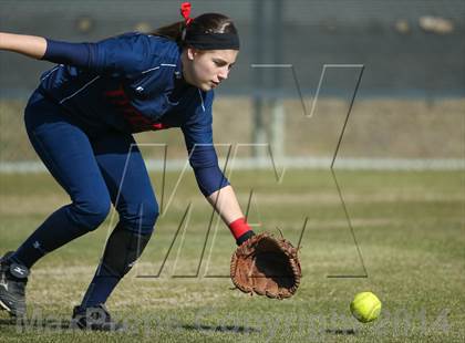 Thumbnail 3 in Centennial vs S & S Consolidated (LCS/Argyle Softball Tournament) photogallery.