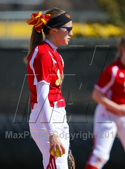 Thumbnail 3 in Centennial vs S & S Consolidated (LCS/Argyle Softball Tournament) photogallery.
