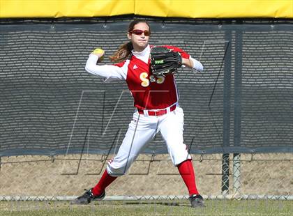 Thumbnail 2 in Centennial vs S & S Consolidated (LCS/Argyle Softball Tournament) photogallery.