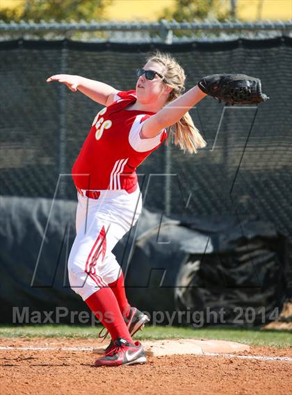 Thumbnail 3 in Centennial vs S & S Consolidated (LCS/Argyle Softball Tournament) photogallery.