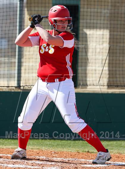 Thumbnail 3 in Centennial vs S & S Consolidated (LCS/Argyle Softball Tournament) photogallery.