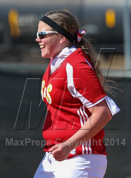 Thumbnail 3 in Centennial vs S & S Consolidated (LCS/Argyle Softball Tournament) photogallery.