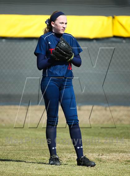 Thumbnail 3 in Centennial vs S & S Consolidated (LCS/Argyle Softball Tournament) photogallery.