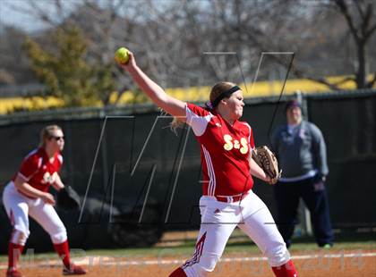 Thumbnail 3 in Centennial vs S & S Consolidated (LCS/Argyle Softball Tournament) photogallery.